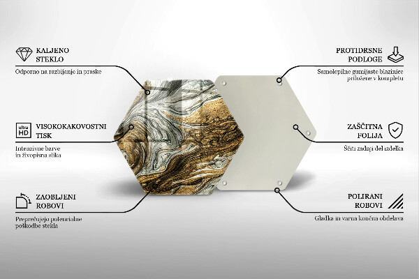 Deska kuchenna Bogata abstrakcja
