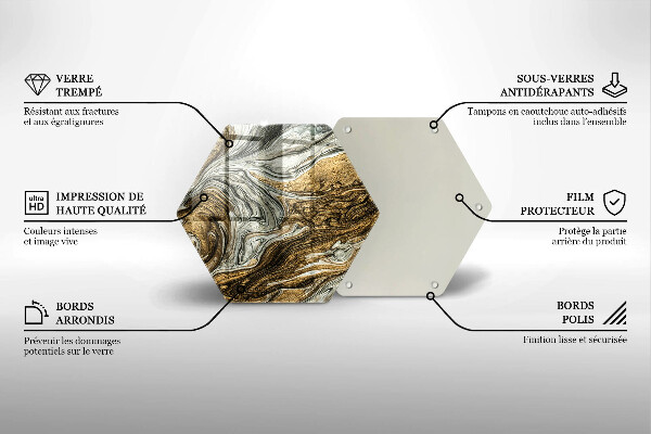Deska kuchenna Bogata abstrakcja