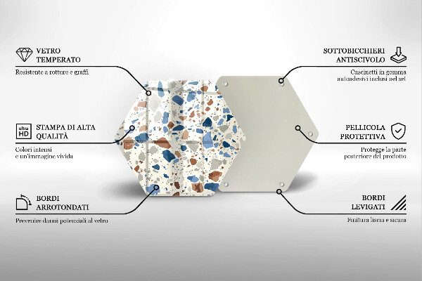 Deska kuchenna Ozdobny kamień gres