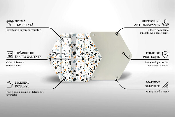 Deska kuchenna Dekoracyjny kamień gres