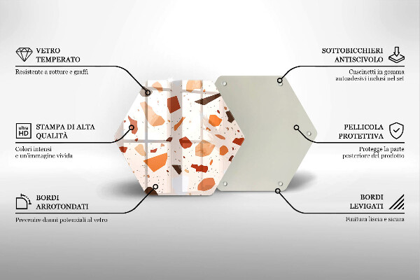 Deska kuchenna Dekoracyjny gres kamień