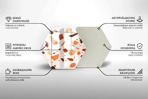 Deska kuchenna Dekoracyjny gres kamień