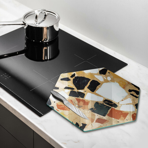 Deska kuchenna Ozdobne kamienie płyta