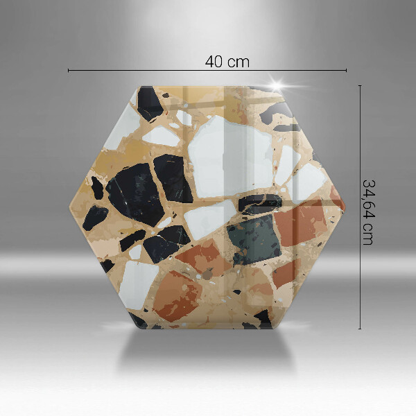 Deska kuchenna Ozdobne kamienie płyta