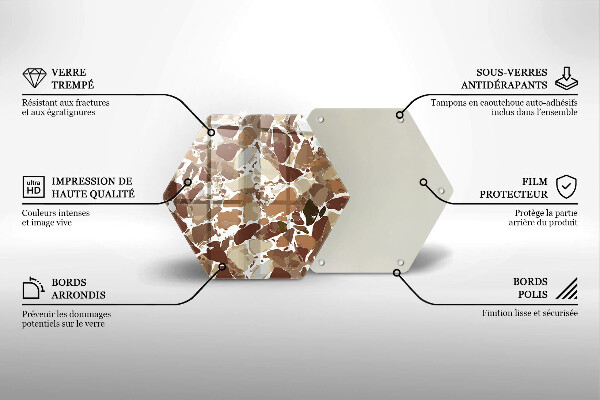 Deska kuchenna Kamień ozdobne plamy