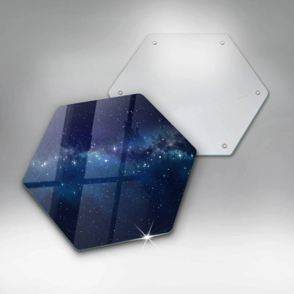 Deska szklana do kuchni Kosmos i gwiazdy