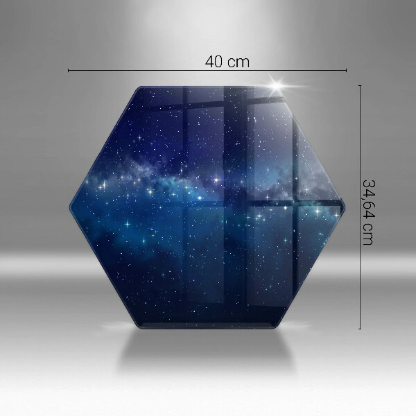 Deska szklana do kuchni Kosmos i gwiazdy