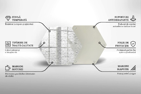 Deska szklana do kuchni Ściana mur cegły
