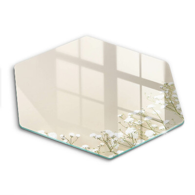 Deska kuchenna Gipsówka boho kwiaty