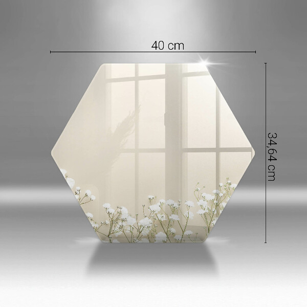 Deska kuchenna Gipsówka boho kwiaty