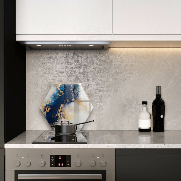 Deska kuchenna Abstrakcja z błękitem