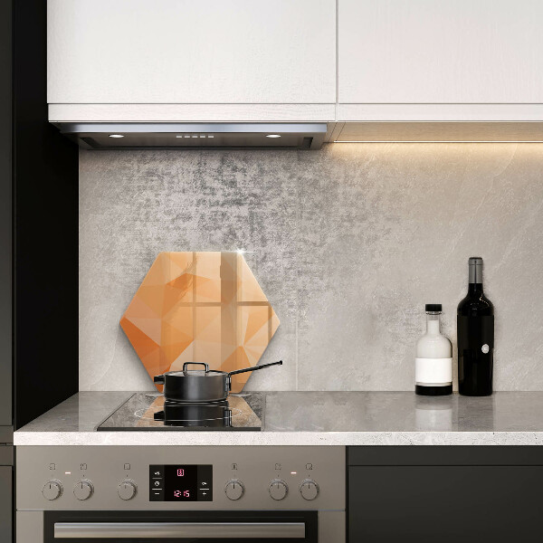 Deska szklana do kuchni Geometryczne tło