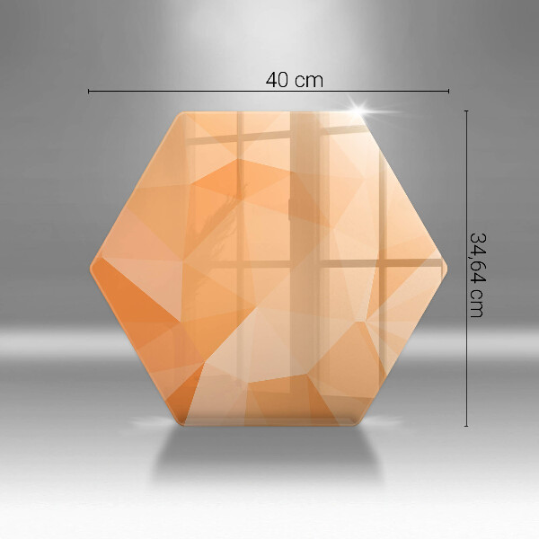 Deska szklana do kuchni Geometryczne tło