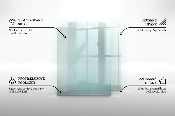 Deska kuchenna przezroczysta 52x40 cm