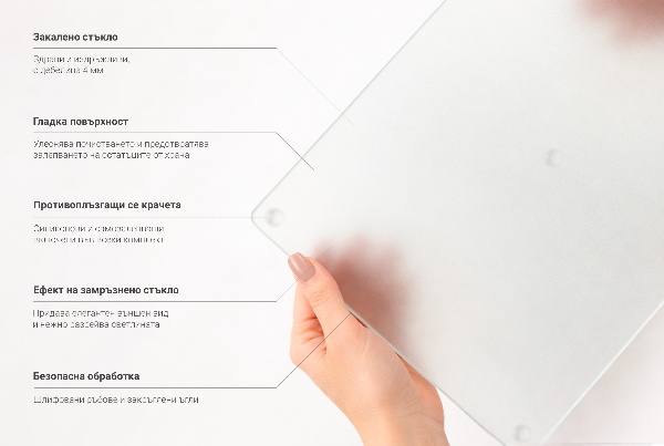 Heksagonalna duża deska do krojenia o wysokości 40 cm