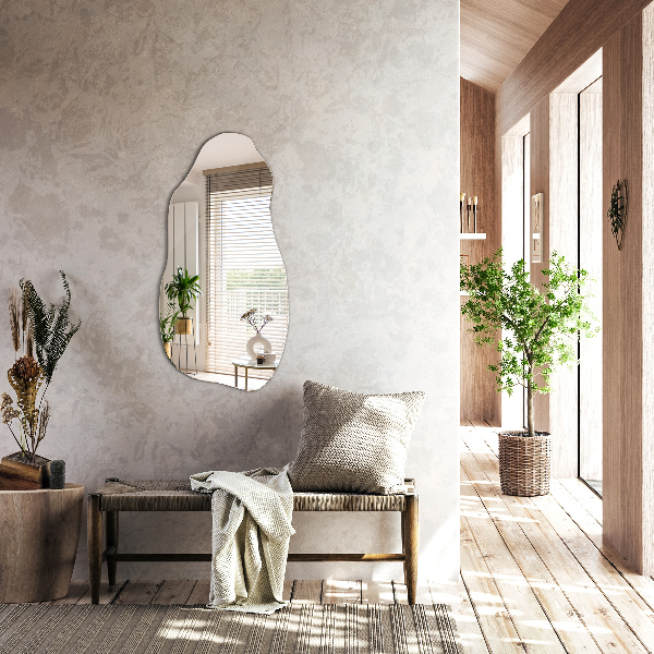 Lustro niesymetryczne oryginalne wiszące 50x100