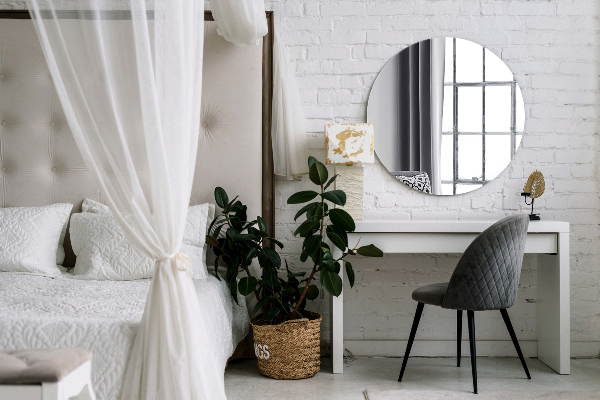 Lustro okrągłe dekoracyjne bez ramy fi 40 cm