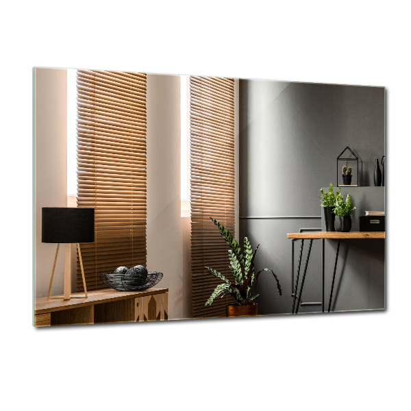 Lustro prostokątne dekoracyjne bez ramy 70x50 cm