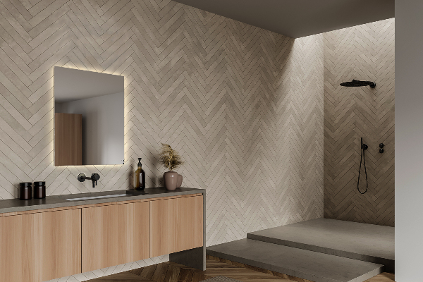 Lustro łazienkowe prostokątne z podświetleniem LED 50x50 cm