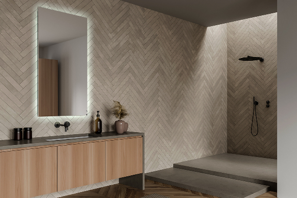 Prostokątne lustro LED do łazienki 70x50 cm