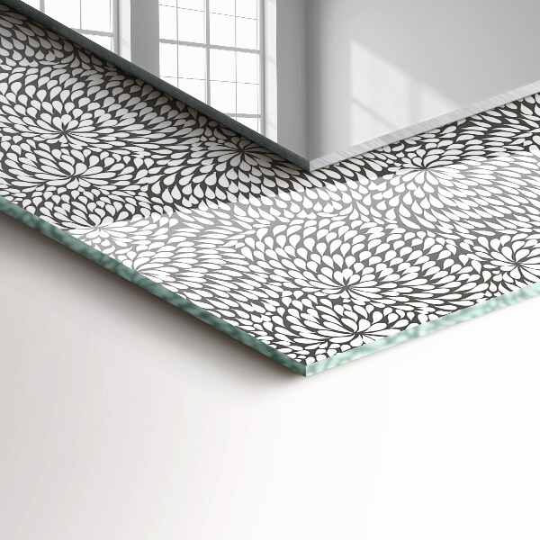 Lustro ramka z nadrukiem prostokątne Motywy 3D