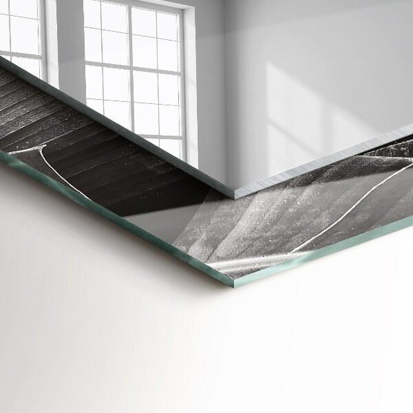 Lustro dekoracyjne prostokątne Liście bananowca