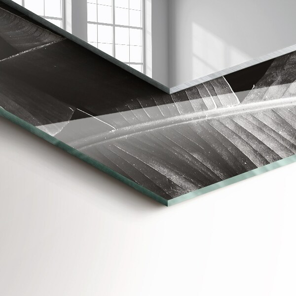 Lustro dekoracyjne prostokątne Liście bananowca