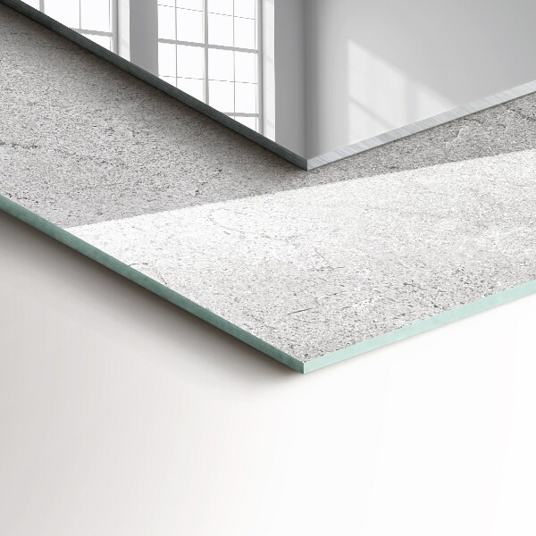 Lustro ścienne dekoracyjne prostokątne Popękana powierzchnia betonu