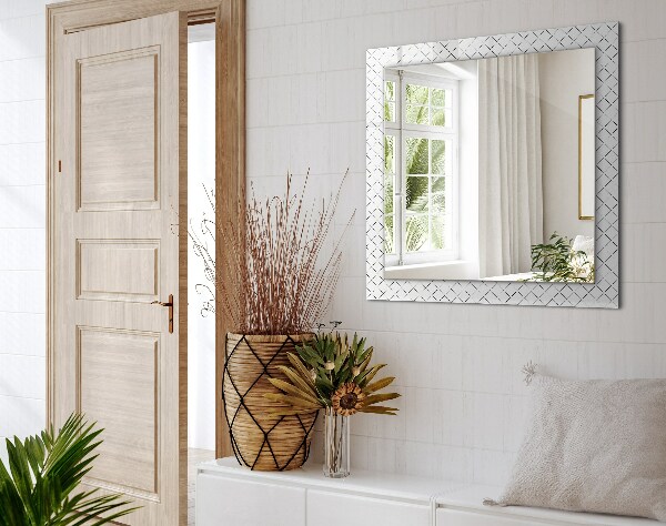 Lustro ścienne dekoracyjne prostokątne Szachownica