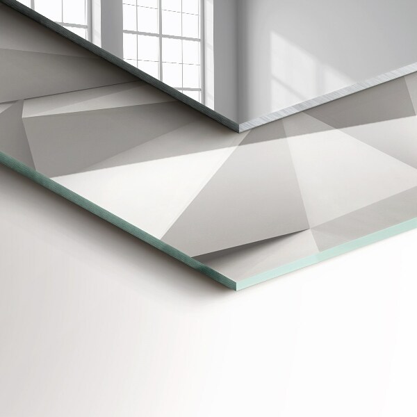 Lustro z nadrukiem dekoracyjne prostokątne Abstrakcyjne kształty geometryczne