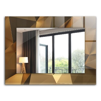 Lustro ścienne dekoracyjne prostokątne Geometryczne kształty