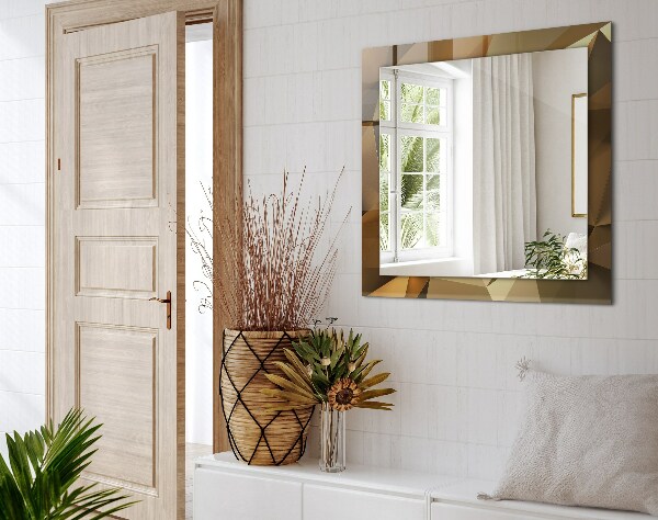 Lustro ścienne dekoracyjne prostokątne Geometryczne kształty