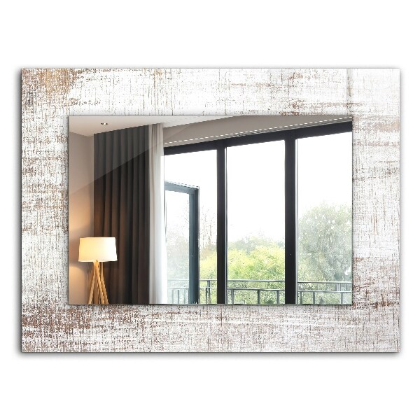 Lustro z nadrukiem prostokątne Stare drzewo