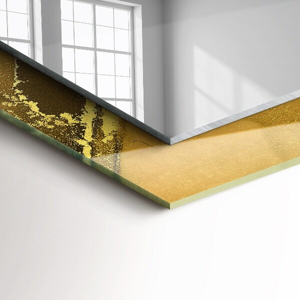 Lustro ścienne dekoracyjne prostokątne Sztuka abstrakcyjna