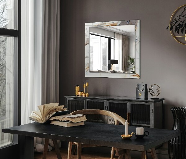 Lustro dekoracyjne prostokątne Marmur z żyłkami