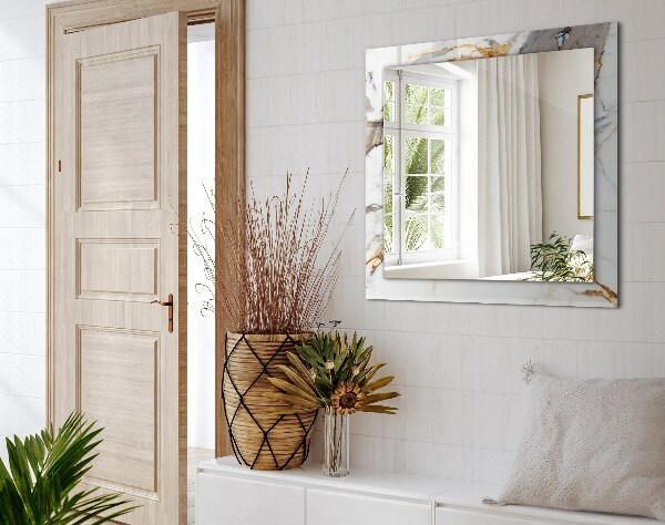 Lustro dekoracyjne prostokątne Marmur z żyłkami