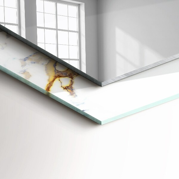 Lustro dekoracyjne prostokątne Marmur z żyłkami