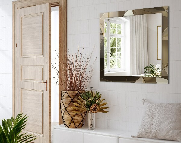 Lustro ścienne dekoracyjne prostokątne Geometryczne kształty