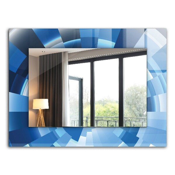 Lustro z nadrukiem dekoracyjne prostokątne Abstrakcyjny tunel