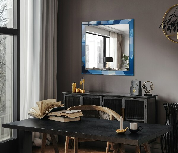 Lustro z nadrukiem dekoracyjne prostokątne Abstrakcyjny tunel