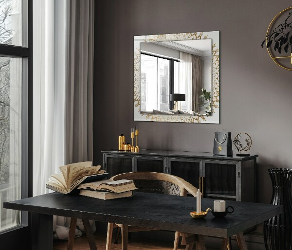 Lustro dekoracyjne prostokątne Wzór mandali