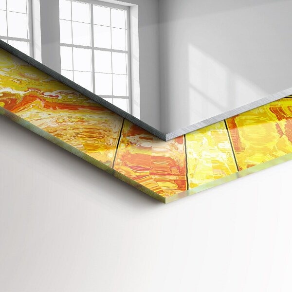 Lustro ścienne dekoracyjne prostokątne Abstrakcyjna kolorowa mozaika