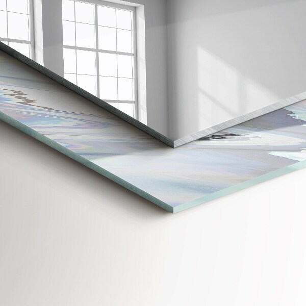 Lustro ramka z nadrukiem prostokątne Kolorowe motywy abstrakcyjne