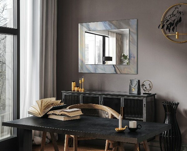 Lustro ramka z nadrukiem prostokątne Kolorowe motywy abstrakcyjne