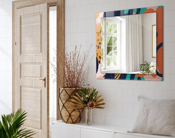 Lustro dekoracyjne prostokątne Abstrakcyjny obraz olejny