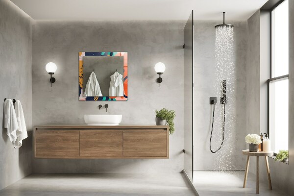 Lustro dekoracyjne prostokątne Abstrakcyjny obraz olejny