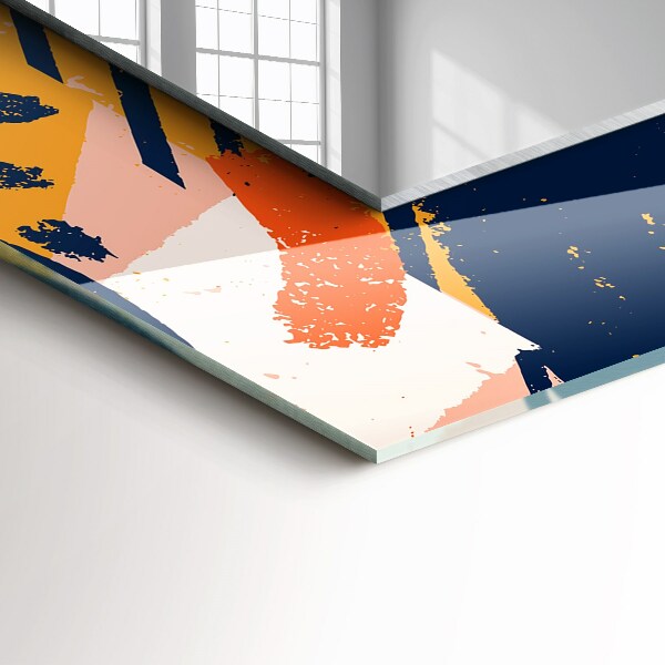 Lustro dekoracyjne prostokątne Abstrakcyjny obraz olejny