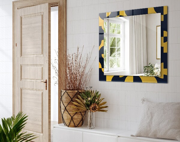 Lustro dekoracyjne prostokątne Abstrakcyjny motyw geometryczny