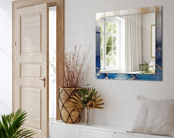 Lustro z nadrukiem dekoracyjne prostokątne Sztuka abstrakcyjna