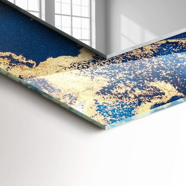 Lustro z nadrukiem dekoracyjne prostokątne Sztuka abstrakcyjna